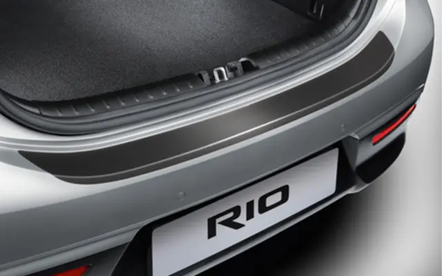 Kia Rear Bumper Protection Film - Black - Rio5 H9h28ap100 1