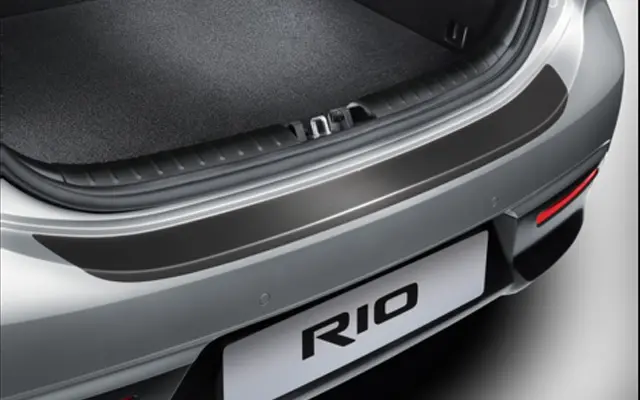 Kia Rear Bumper Protection Film -Black - Rio4 H9h28ap200 1
