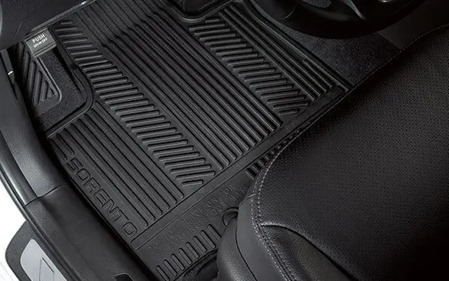 Kia All Weather Winter Mats - Sorento 2012-2013 (Front Row - Hook Style) 1Uf13ac600 1