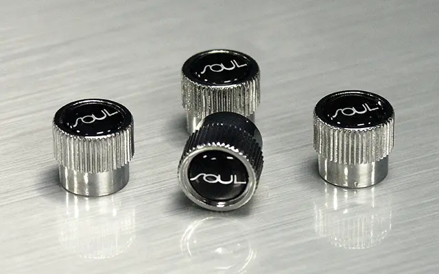 Kia Soul Black Valve Stem Caps 99996172K02 1