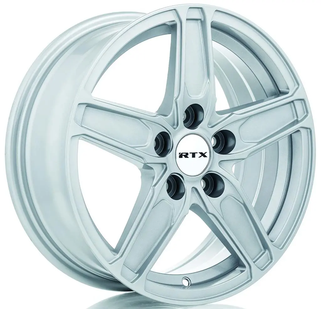 16X6.5 5X114.3 +42 64.1 Cone Seat - Rtx Frost Silver 1