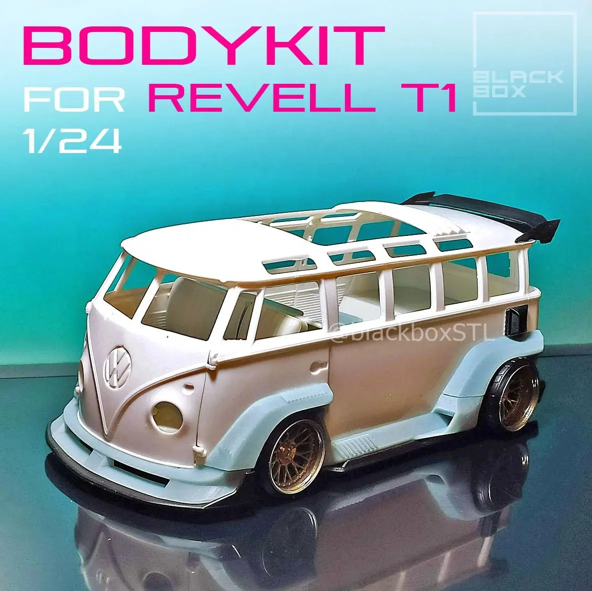 1/24 Revell T1 Bus Body Kit 1