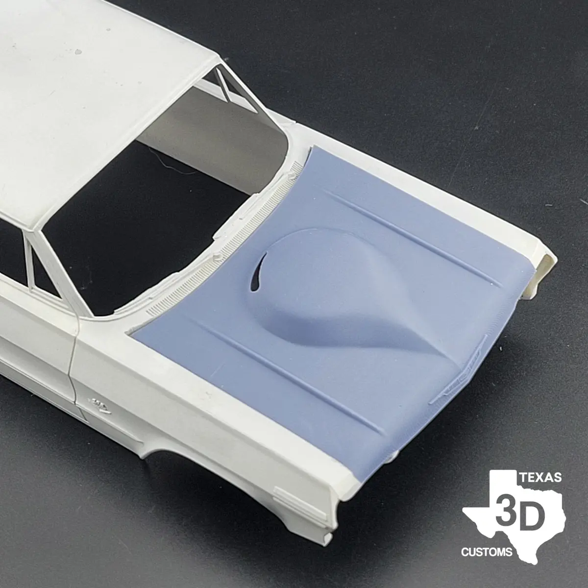 1/25 Amt 1963 Impala Teardrop Hood 1