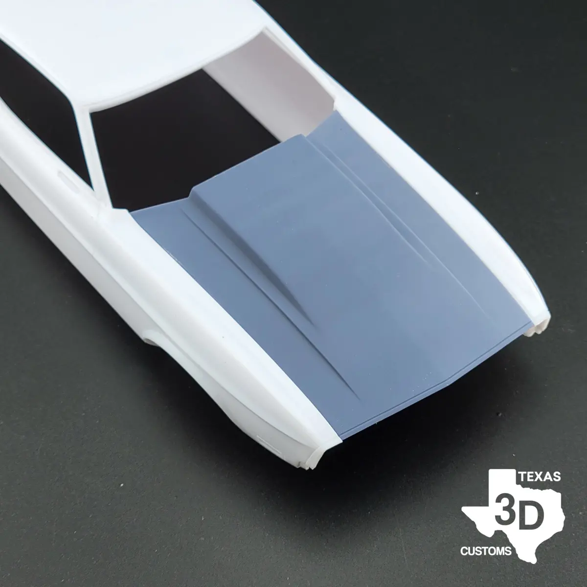 1/25 Revell 71 Mustang Cowl Hood 1