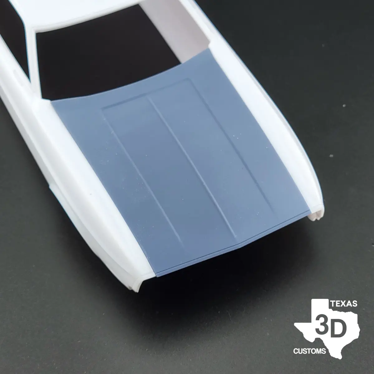 1/25 Revell 71 Mustang Stock Hood 1
