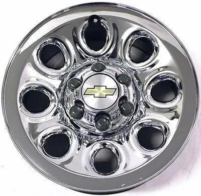 17" Wheel Chevy Gmc Avalanche Sierra 1500 Silverado Denali Steel Chrome Oem 5223 1
