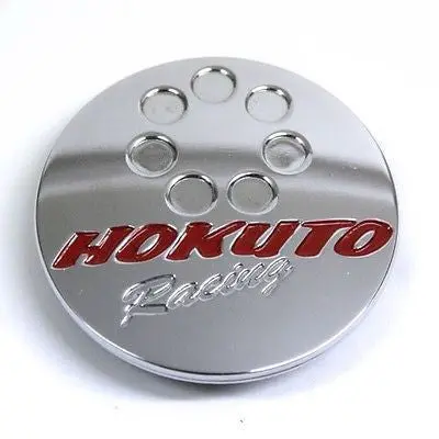 Hokuto Racing Wheel Chrome Center Cap #A-71 By Prime 1