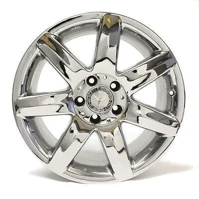 17" Wheel Mercedes Benz Sl500 Sl55 2003 2004 Type 230 Oem 65278 Chrome 7 Spoke 1