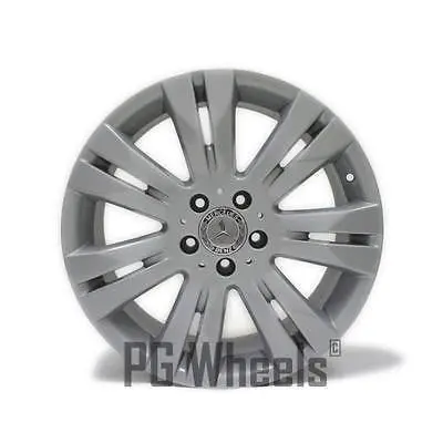 18" Mercedes Benz S400 S450 Hybrid S-Class 2010 Wheel Oem 85171 Silver 1