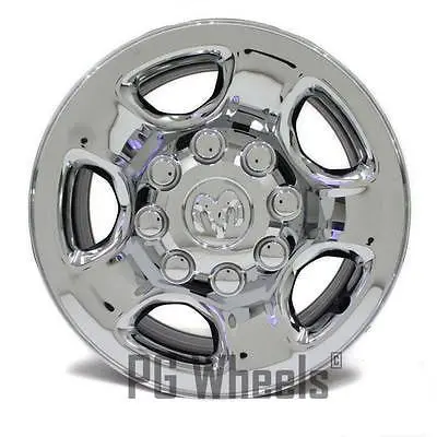 17" Dodge Ram 2500 3500 Hd Steel Wheel Oem 2186 Chrome Clad 1