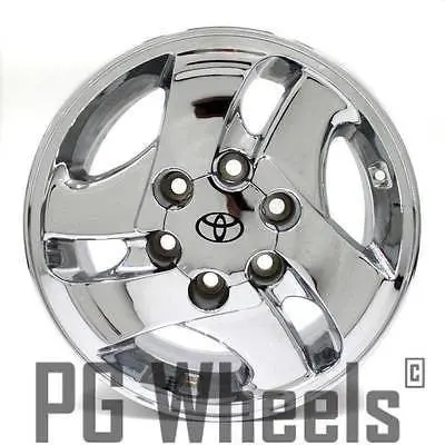 16" Toyota Sequoia Tundra Tacoma 2001-2004 Wheels Oem 69408 New Chrome 1