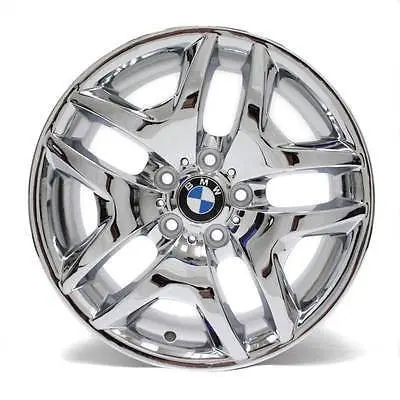 18" Bmw X3 2004 2005 2006 2007 2008 2009 Wheels Oem 59564 Chrome (4) V Spoke 1