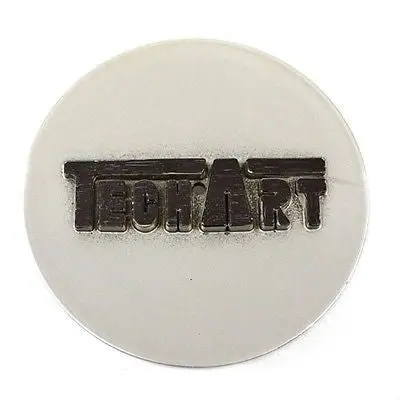 Techart Wheels Center Cap # 3172 Silver 1