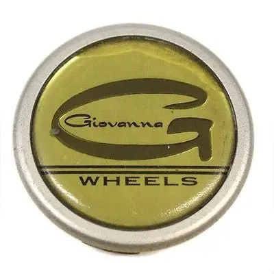 Giovanna Wheels Center Cap Silver Gold 1