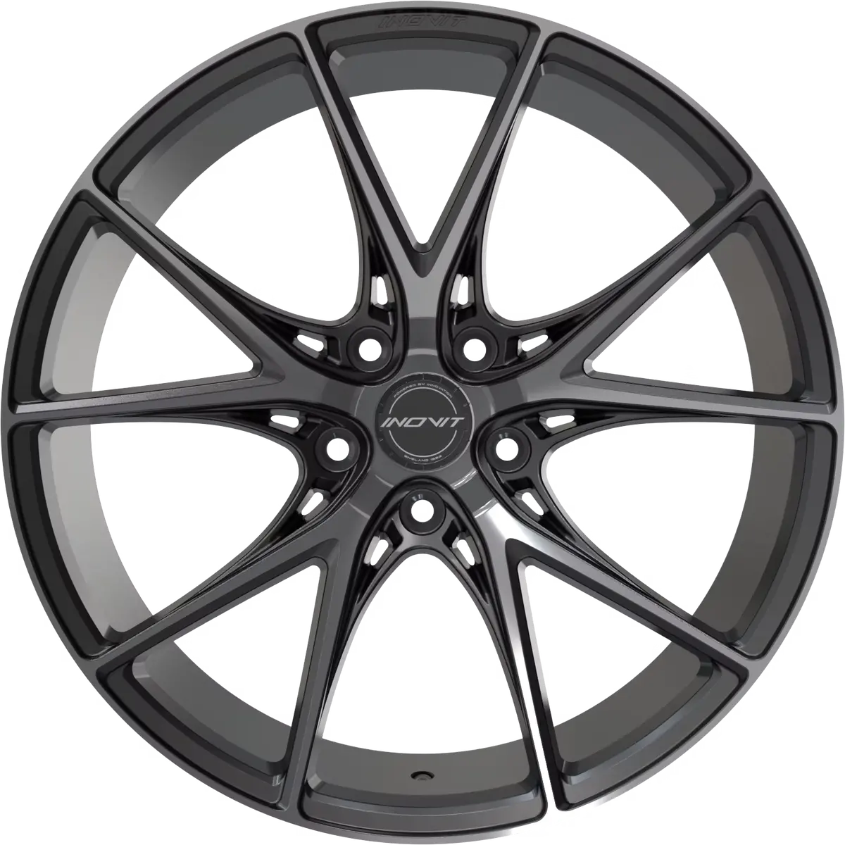 Inovit Speed Wheels 20X8.5 20X10 Black Machined Face Satin Dark Tint 1