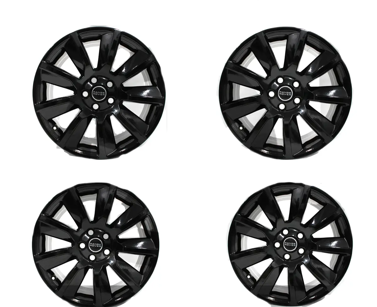 20" Range Rover Land Rover 2012 2013 Wheels Factory Oem 72238 Black Set Of 4 1