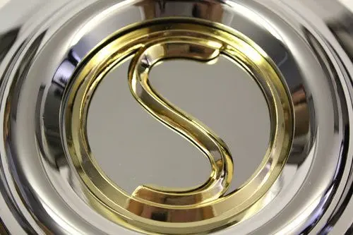 Prime Superior Icw American Racing Wheels Center Cap Chrome Gold 2