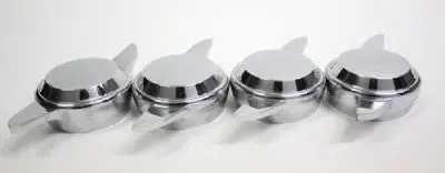 2 Bar Spinners Chrome Knock Offs Wire Wheel Left Side Right Side 1