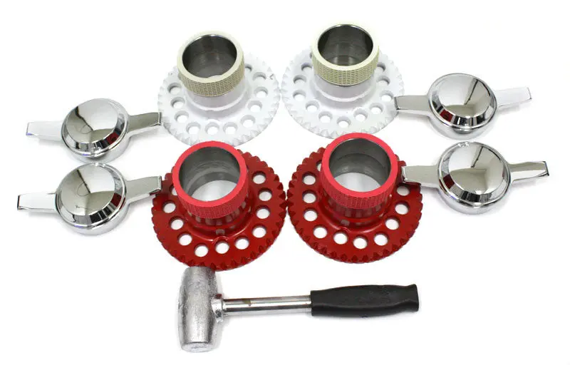 2 Bar Zenith Knocks Offs Chrome Wire Wheel Lead Hammer Adapters 1