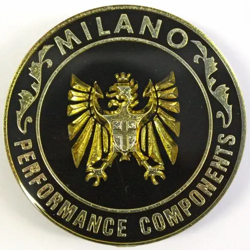 Milano Performance Components Center Cap Black Gold New C0374 1