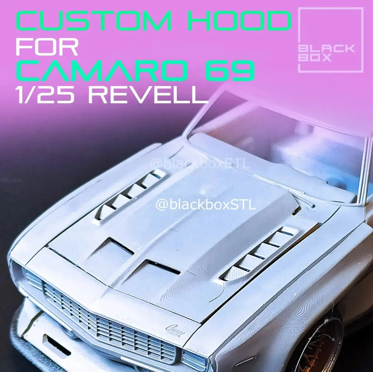 69 Camaro Custom Hood 1