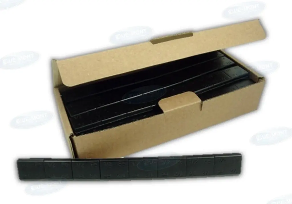 Value Line Black Stick-On Wheel Weight Steel 1/2 Oz Box Of 224 Pcs 1