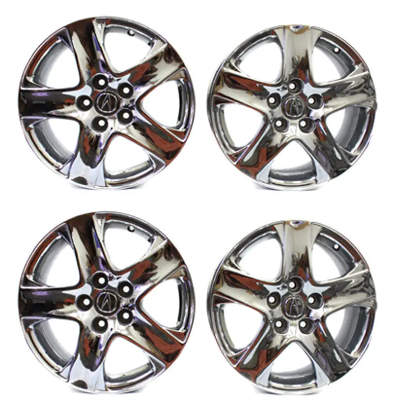 17" Acura Rl 2005 2006 2007 2008 Chrome Wheels Oem 71743 Set (4) 1