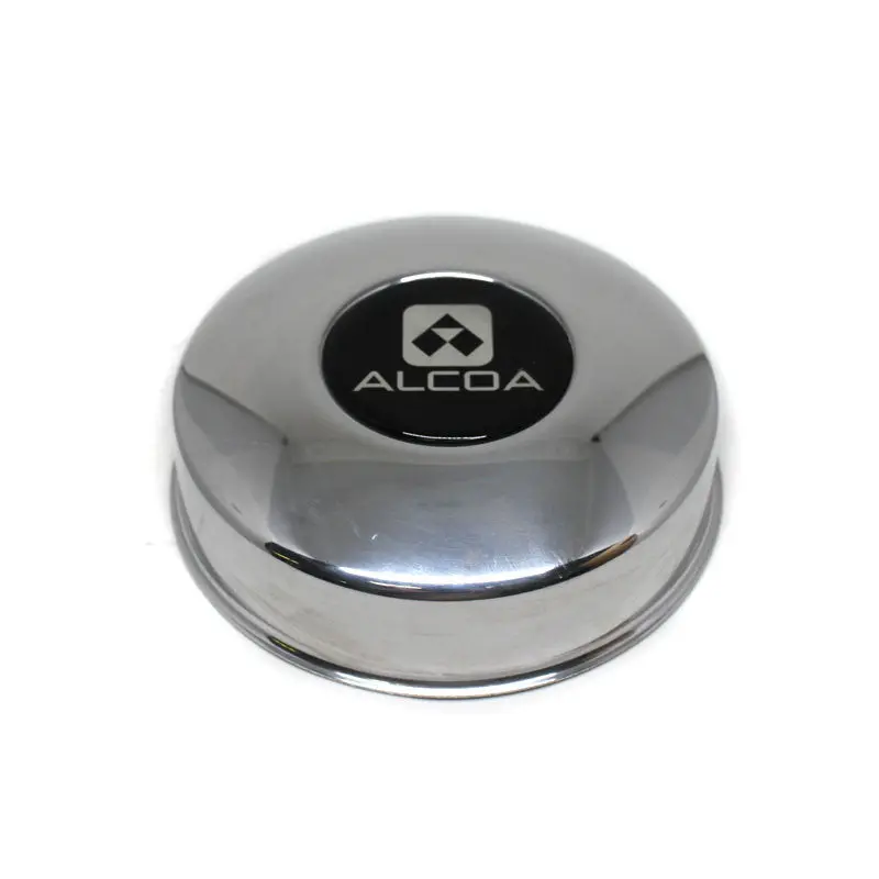 Alcoa Wheel Polished Aluminum Axle End Covers Cap 1