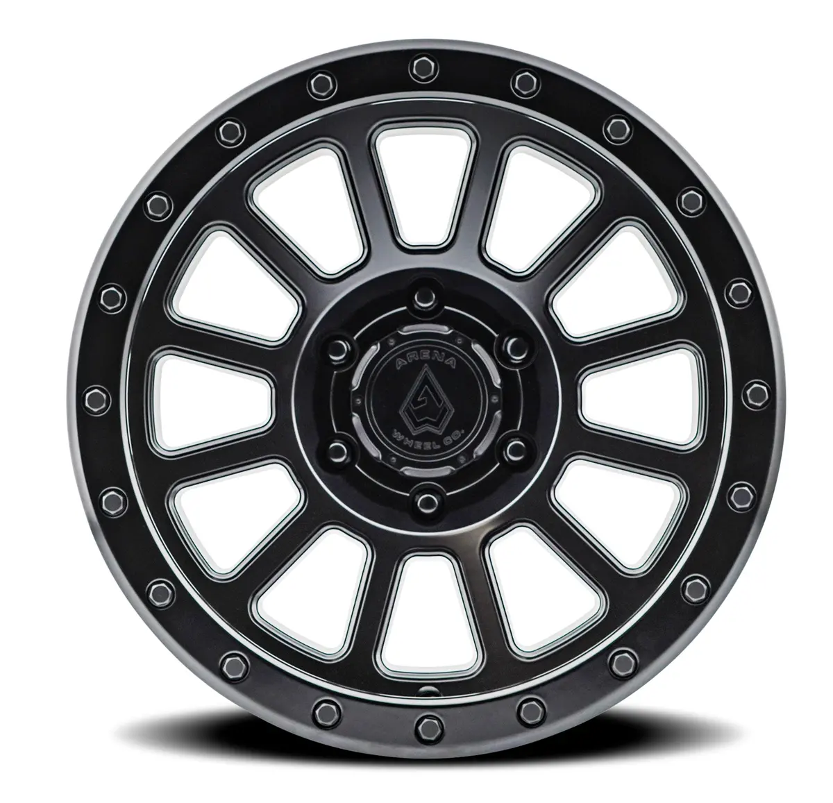 17" Arena Wheel A105 Ammo Satin Black Off Road Rims 1