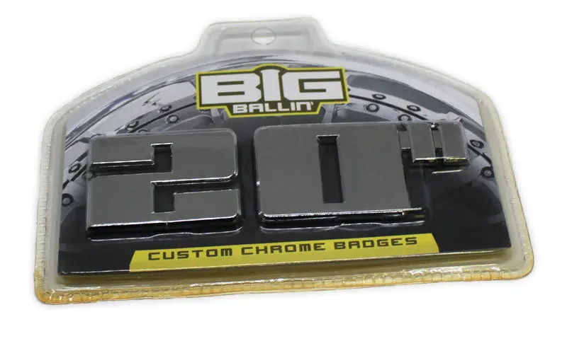 Big Ballin 20" Custom Chrome Badge 1