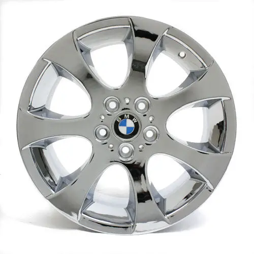 18" Bmw 328I 330I 335I 2006-2012 Staggered Wheels Chrome Oem 59586 59587 (4) 1