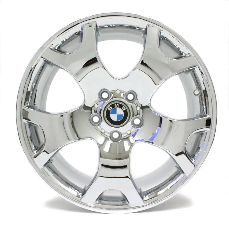 19X9 19X10 Bmw X5 New Chrome Wheels Oem 59333 59335 (4) Staggered 2001-2006 2