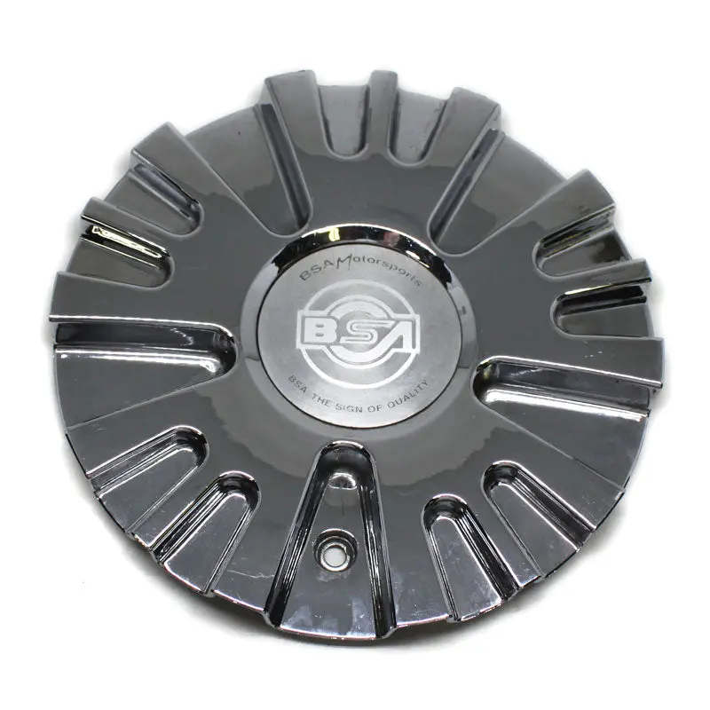 Bsa Motor Sport Wheel Center Caps # 378 Used 1