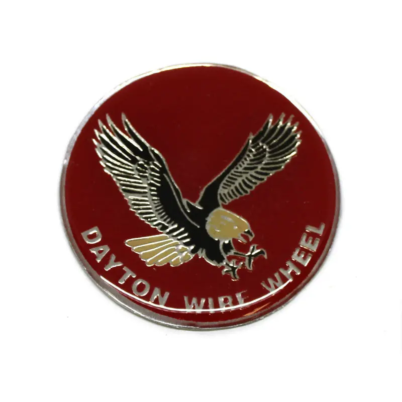 Red Eagle Dayton Wire Wheel Emblem Sticker (1) 1