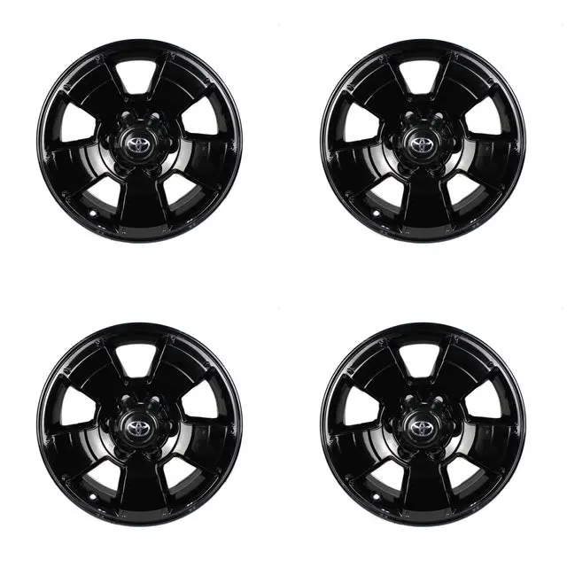 17" Toyota Tacoma Wheels Oem 69463 Gloss Black Rims 2005-2015 Set 1