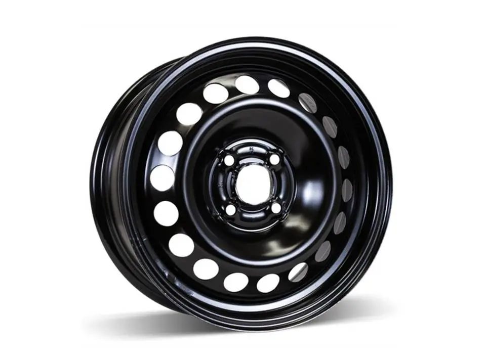 15X6.0 Pcd 4X100 Cb-54.1 Et39 Black Steel Wheel 1