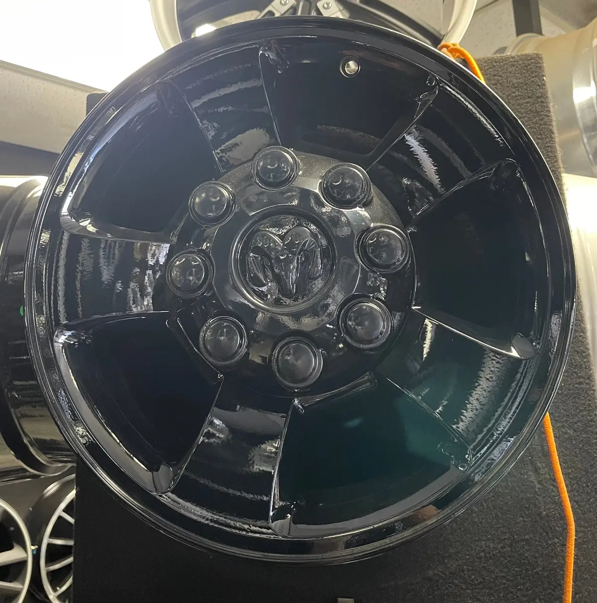 17" Dodge Ram 2500 3500 Srw Gloss Black Wheels (4) 1