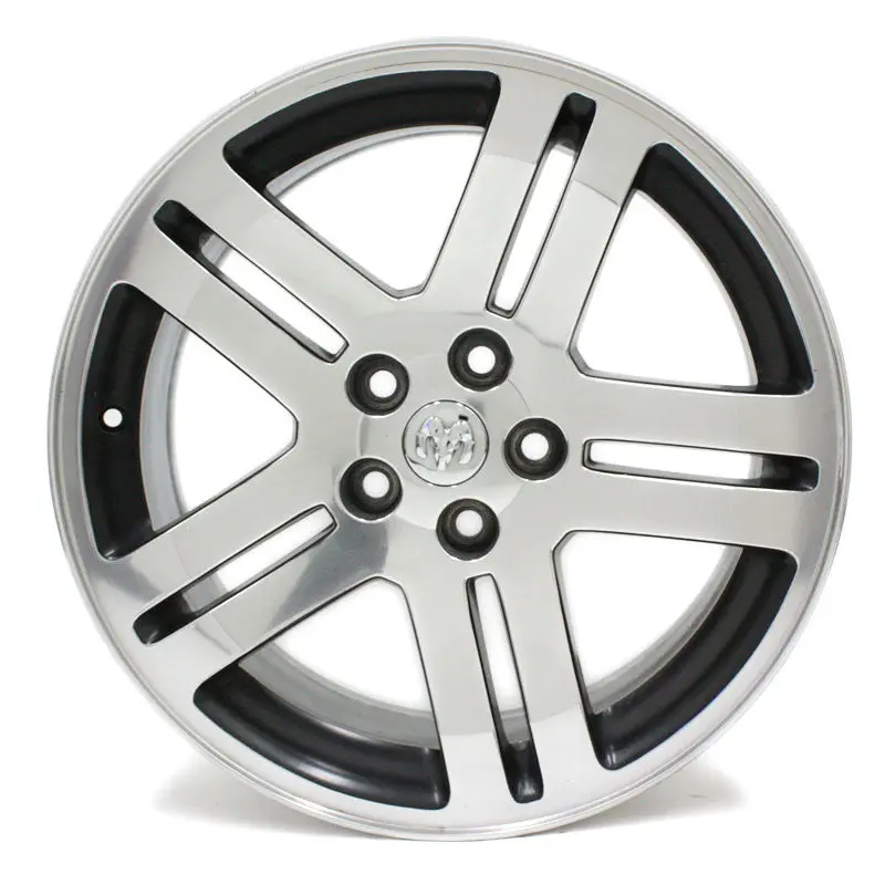 18" Dodge Charger 2006 Polished Wheel Black Factory Oem 2248 1