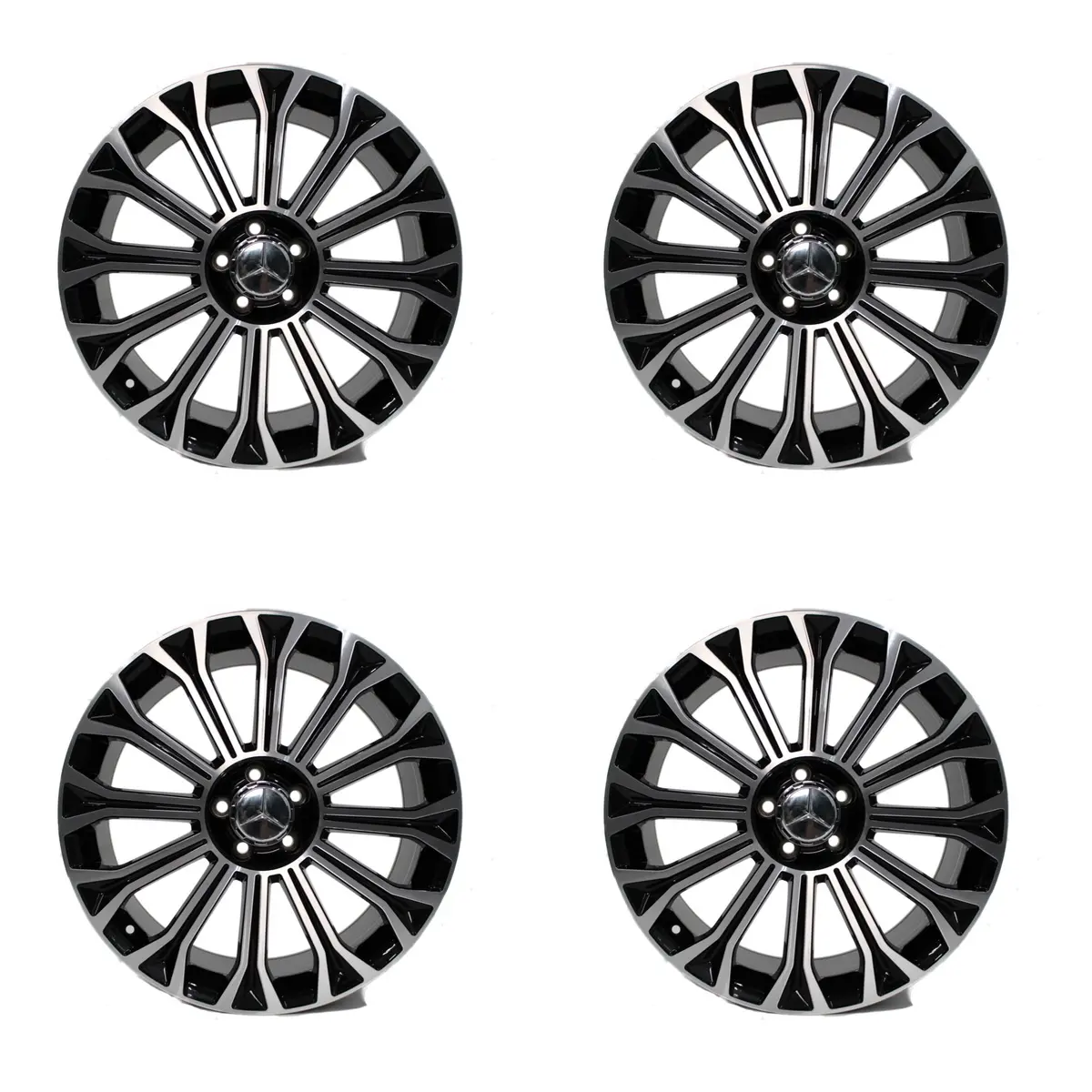 20" Mercedes Benz Cl-Class Sl-Class E-Class Rims 5X112 Aftermarket Staggered 1