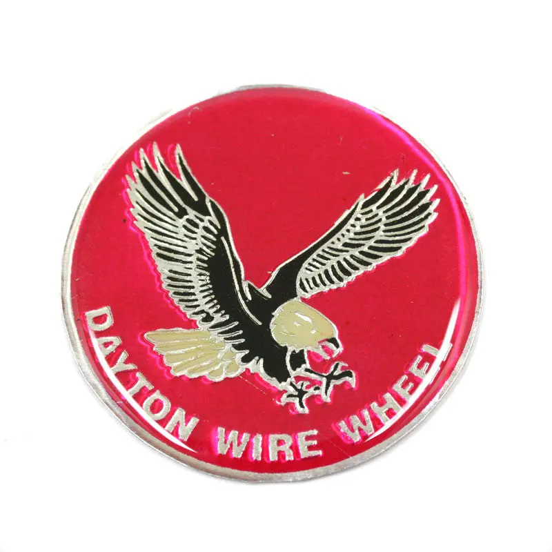 Dayton Wire Wheel Emblem Eagle Magenta One (1) 1
