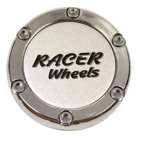 Racer Wheels Exel Racer Icon Fwd Center Cap Chrome #M-033  Mk004 New 1