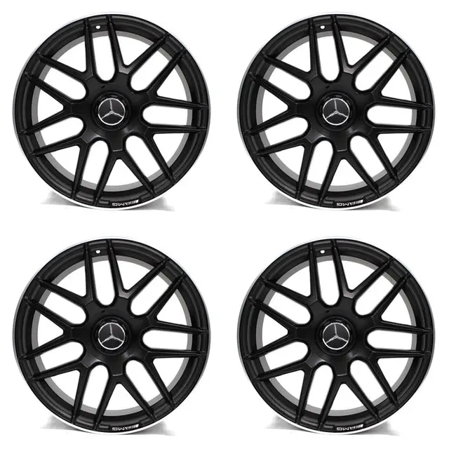 20" Mercedes Benz S-Class E-Class Cl-Class Staggered Rims 5X112 1