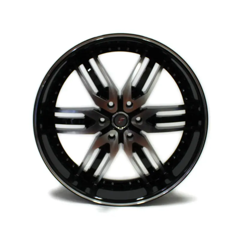 24" F5 Racing Wheel F5-125B Black Machined Finish 24X9.5 New 1
