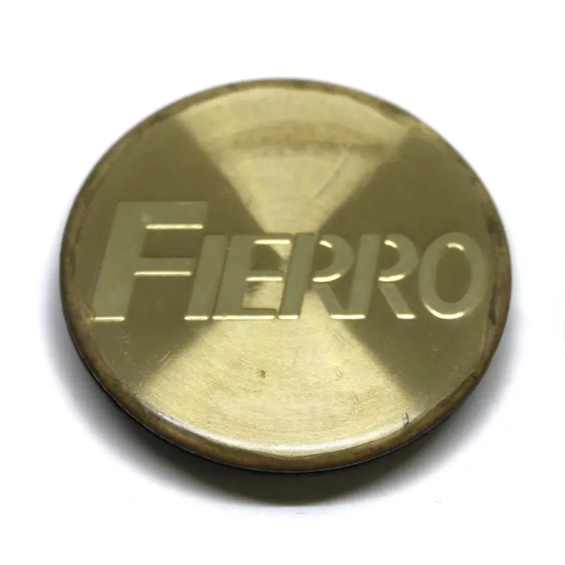 Fierro Wheel Gold Center Cap # N127a- Cap Used 1