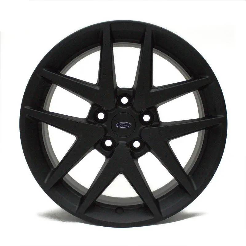 17" Ford Fusion 06 07 08 09 10 11 12 Black Matte Wheels Factory Oem 3797 (4) 1