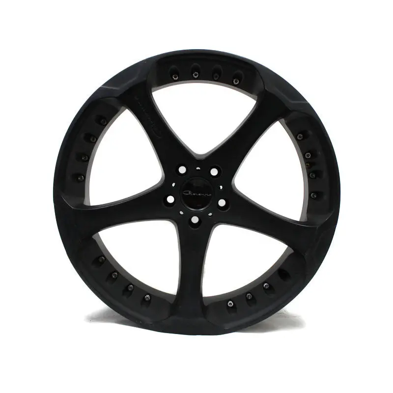 22" Giovanna Dalar 5 Matte Black Wheel 22X9 1