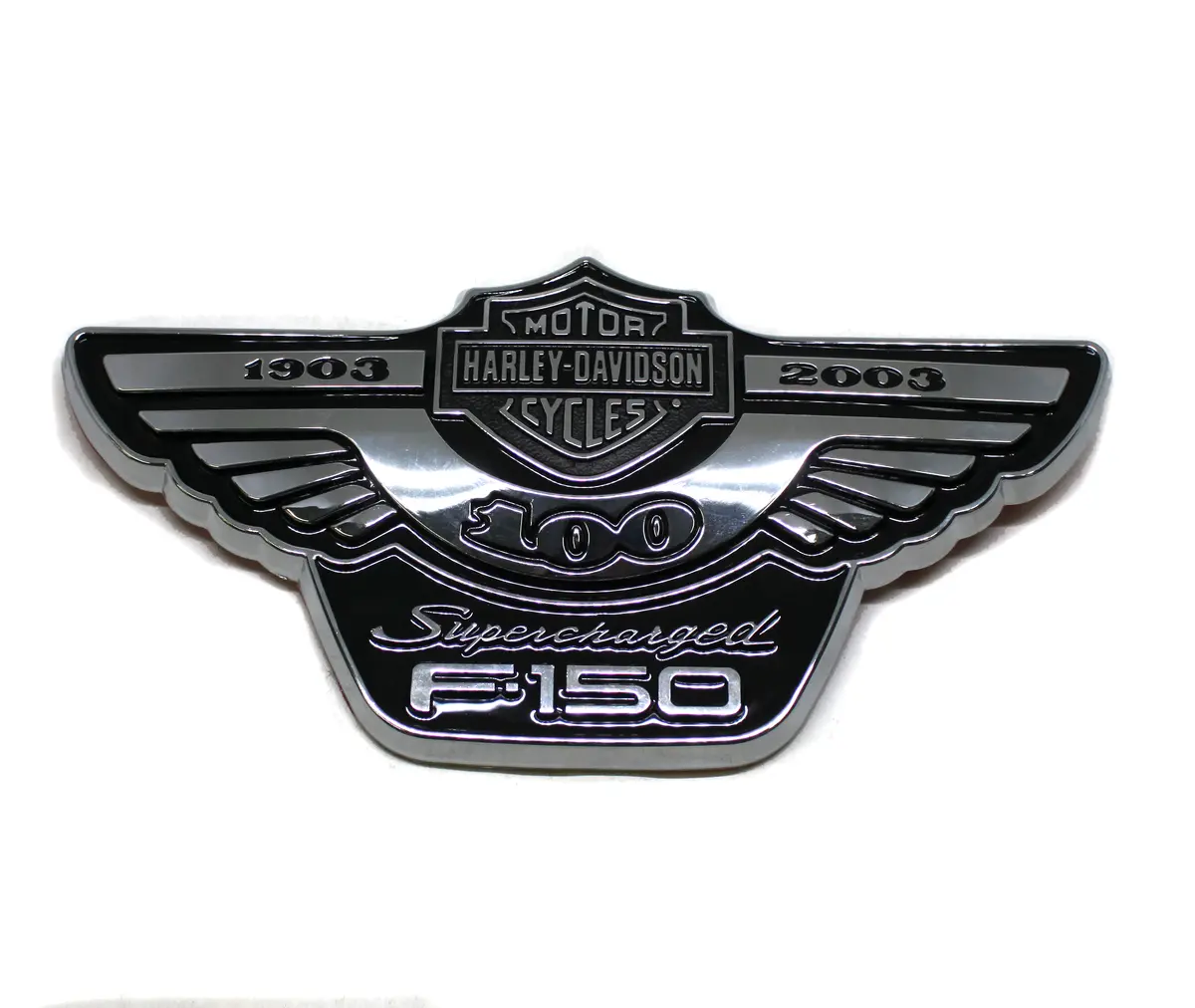 Harley Davison Supercharged F150 1903-2003 100 Year Emblem New 1