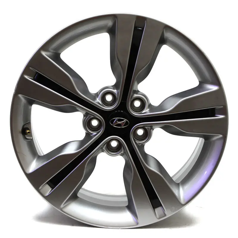 18" Hyundai Veloster 2012 2013 2014 2015 Silver Black Wheel Oem 70813 1