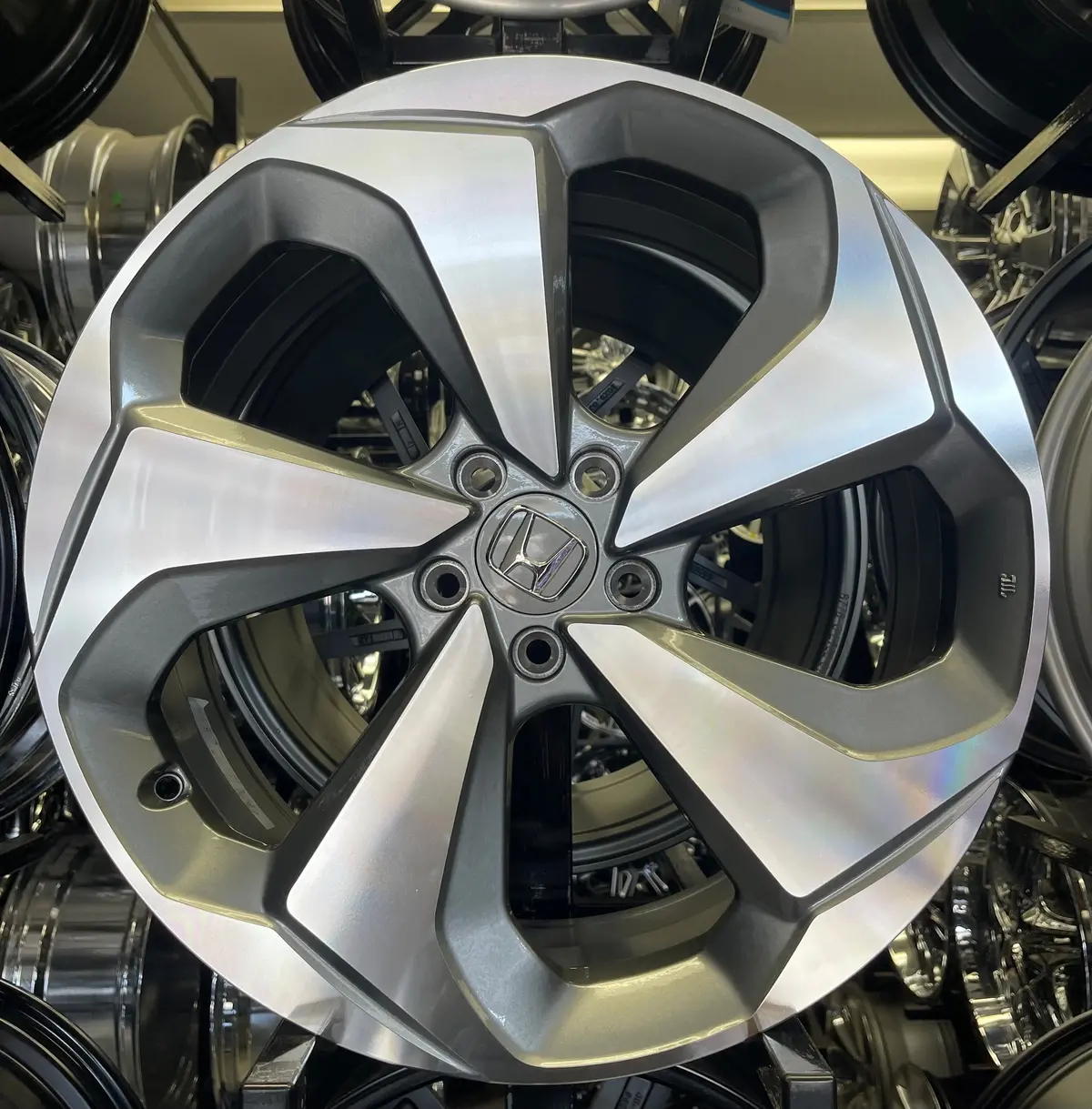 20" Honda Accord Wheels Hyper Silver Machine Face (4) 20X8 1
