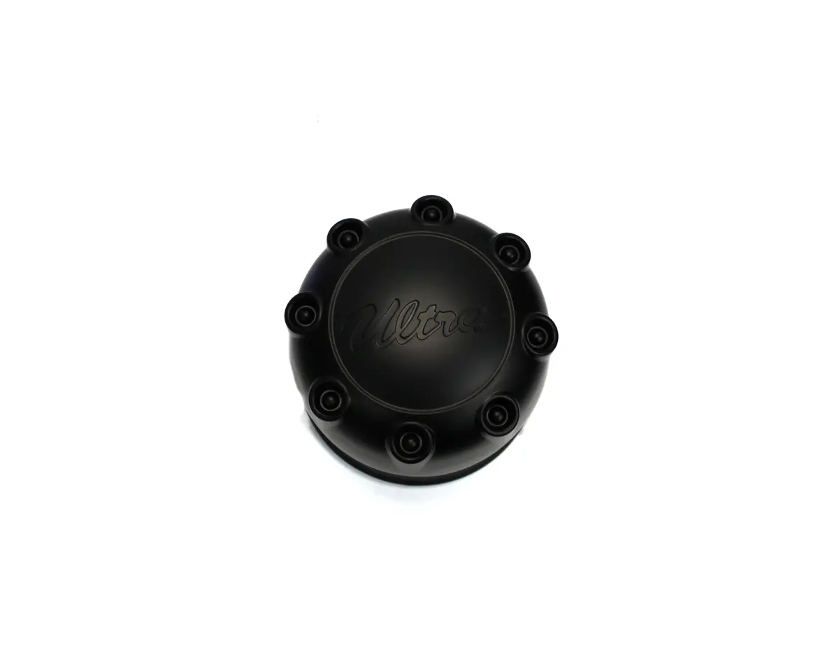 Ultra Wheel 8 Lugs Black Center Cap 80181660F-6 A89-8114B 1